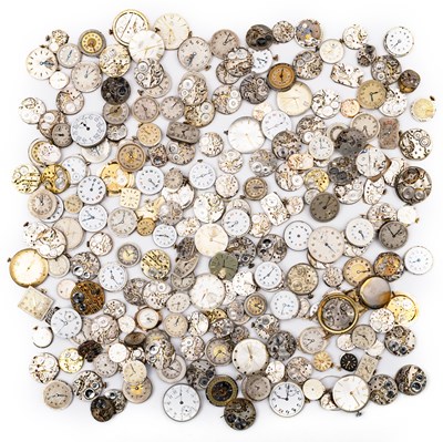 Lot 532 - A LARGE COLLECTION OF WATCH MOVEMENTS