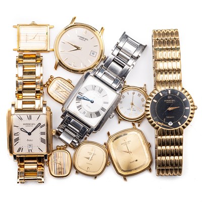 Lot 508 - A COLLECTION OF RAYMOND WEIL WRISTWATCHES