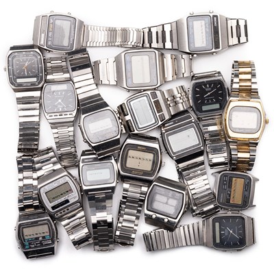 Lot 565 - A COLLECTION OF DIGITAL SEIKO WRISTWATCHES