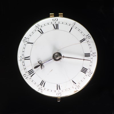 Lot 482 - A FUSEE MOVEMENT WITH DIAL AND HANDS