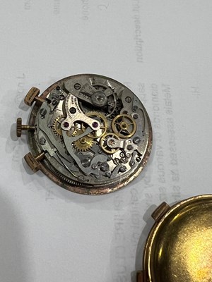 Lot 500 - THREE VINTAGE CHRONOGRAPH MOVEMENTS