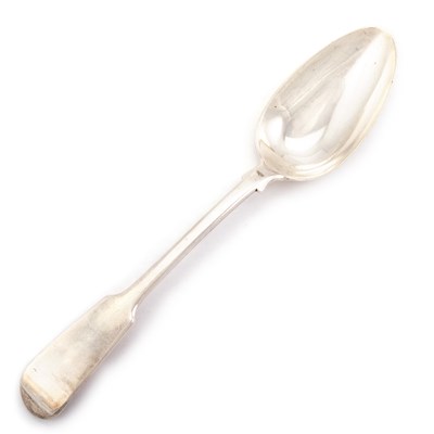 Lot 443 - A GEORGE III SILVER SPOON