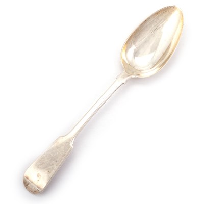 Lot 429 - A GEORGE III SILVER SPOON