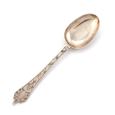 Lot 466 - A CHARLES II SILVER CHILD'S TREFID SPOON