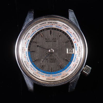 Lot 494 - A SEIKO SPECIAL EDITION ASIAN GAMES WORLDTIMER WATCH HEAD