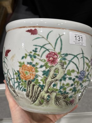 Lot 131 - A CHINESE FAMILLE ROSE JARDINIÈRE