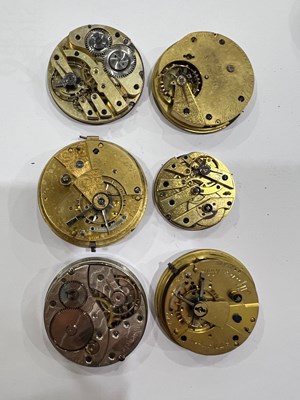 Lot 511 - A MIXED GROUP OF POCKET WATCHES AND WATCH MOVEMENTS