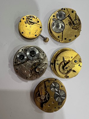 Lot 511 - A MIXED GROUP OF POCKET WATCHES AND WATCH MOVEMENTS
