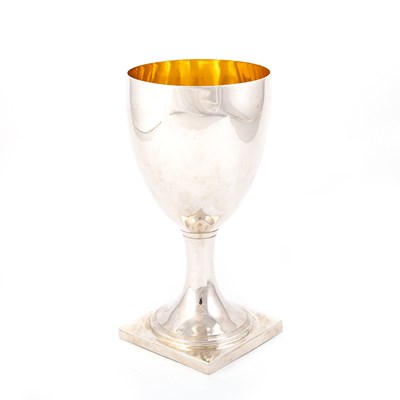 Lot 517 - A GEORGE III SILVER GOBLET