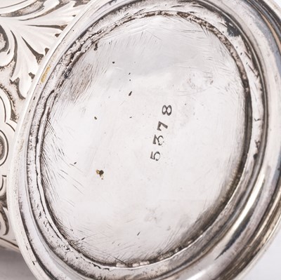 Lot 474 - ROWING INTEREST: A VICTORIAN SILVER BEAKER