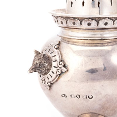Lot 461 - A RARE VICTORIAN SILVER CASTER