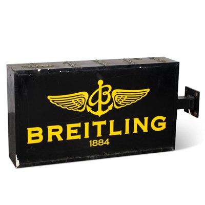 Lot 569 - AN OFFICIAL BREITLING STOCKIST EXTERIOR WALL SIGN