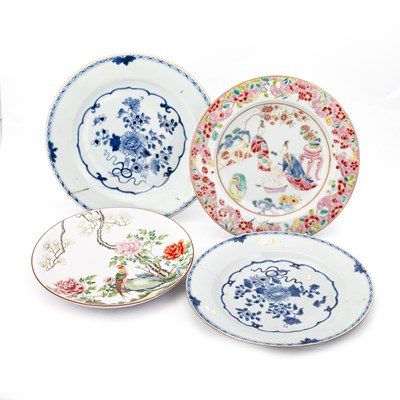 Lot 163 - FOUR CHINESE PLATES