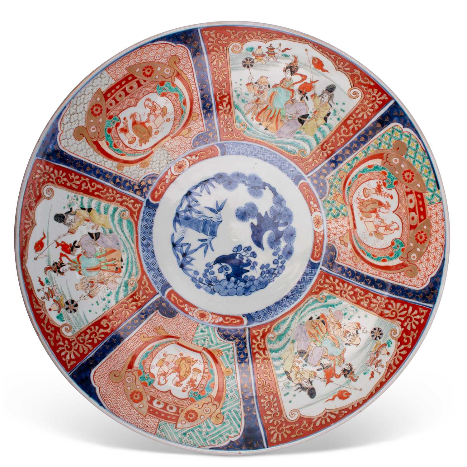 Lot 138 - A LARGE JAPANESE IMARI CHARGER, 19TH CENTURY