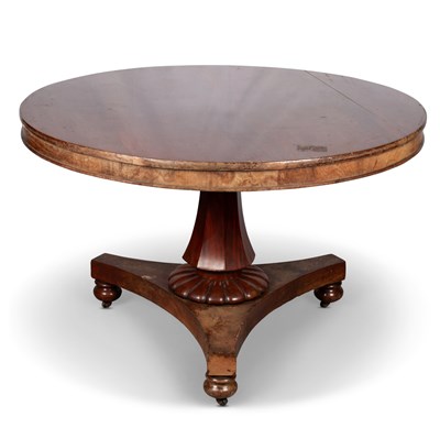 Lot 795 - A 19TH CENTURY MAHOGANY TILT-TOP BREAKFAST TABLE