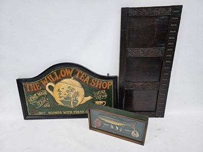 Lot 453 - A VINTAGE TEASHOP SIGN