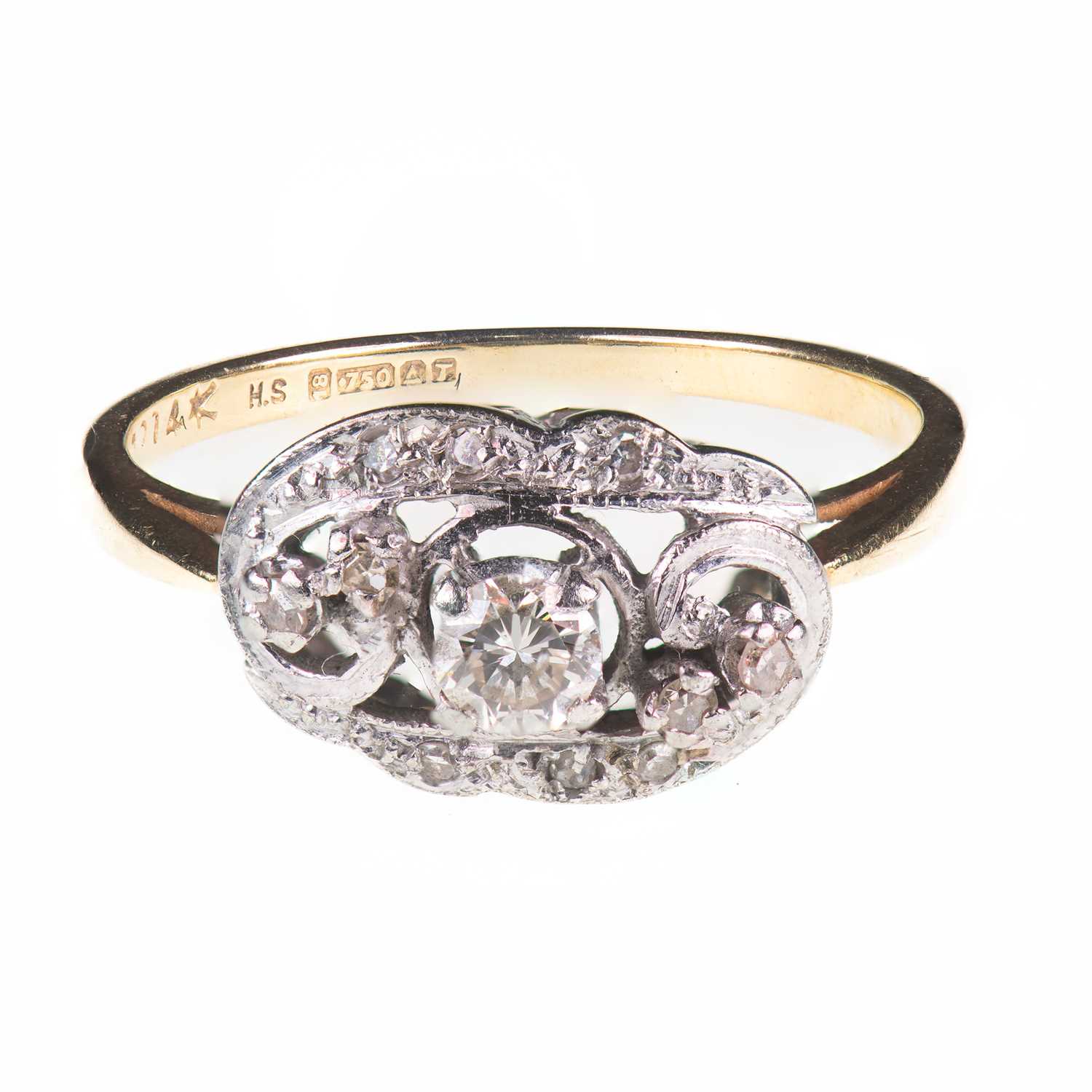 1.72ct Diamond Dress Ring in 18ct White Gold main image 0