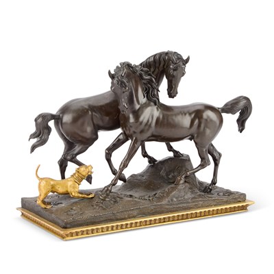 Lot 665 - AFTER P.J. MÊNE, AN EQUESTRIAN GROUP