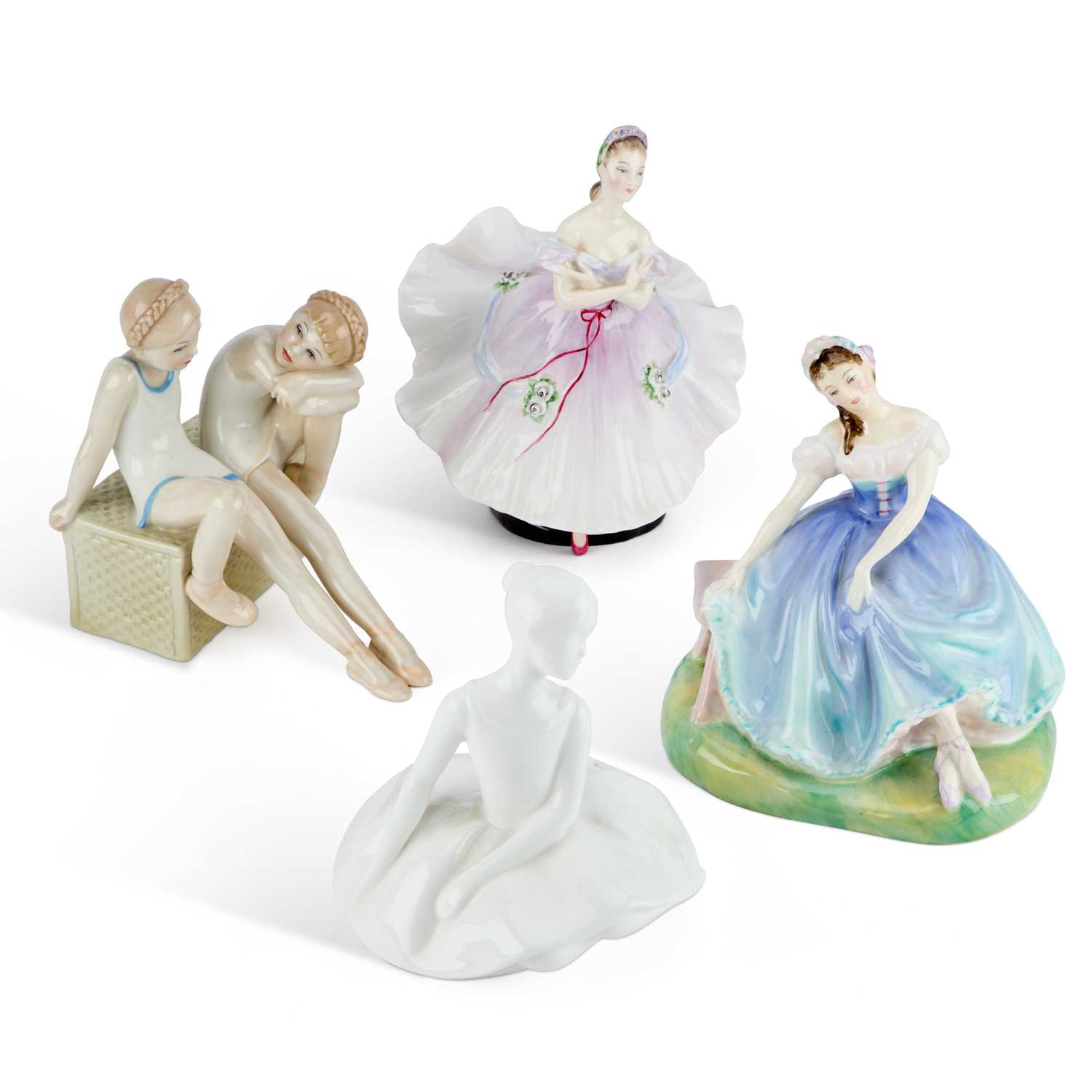 Lot 67 - A GROUP OF FOUR ROYAL DOULTON LADIES