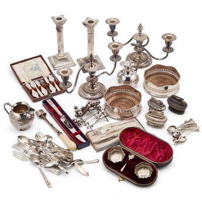 Lot 169 - A COLLECTION OF SILVER-PLATE