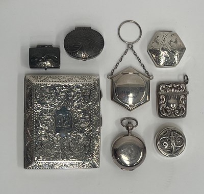 Lot 405 - A MIXED GROUP OF SILVER