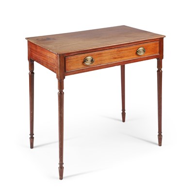 Lot 790 - A REGENCY MAHOGANY SIDE TABLE