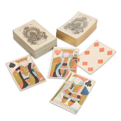 Lot 672 - TWO COMPLETE SETS OF PLAYING CARDS