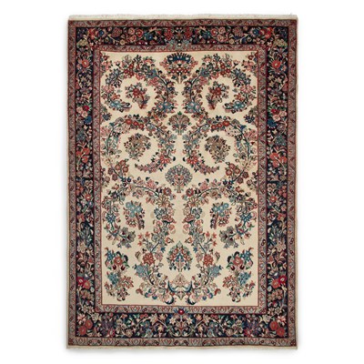 Lot 663 - A PERSIAN QUM CARPET, CIRCA 1980