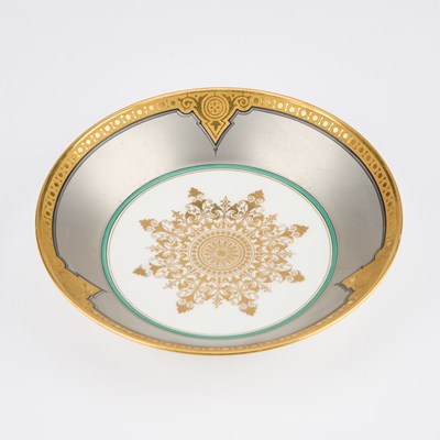 Lot 36 - A SÈVRES STYLE CUP AND SAUCER, LATE 19TH CENTURY
