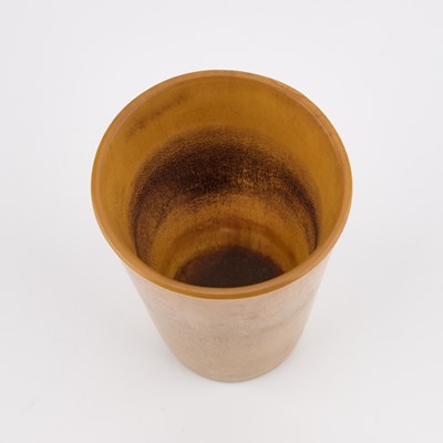 Lot 938 - A 19TH CENTURY RHINO HORN BEAKER