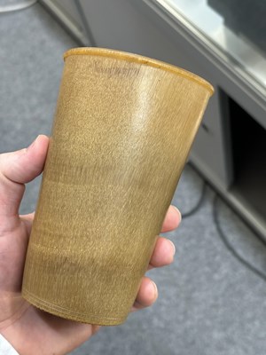 Lot 938 - A 19TH CENTURY RHINO HORN BEAKER