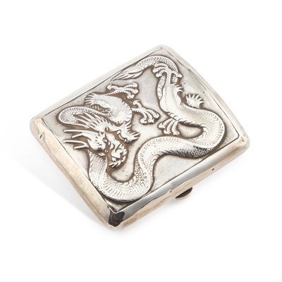 Lot 217 - A CHINESE SILVER CIGARETTE CASE