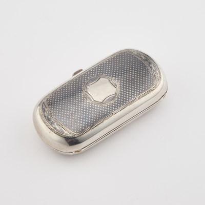 Lot 249 - A 19TH CENTURY RUSSIAN SILVER AND NIELLO CIGARETTE CASE