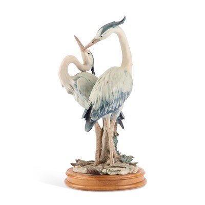 Lot 39 - A GIUSEPPE ARMANI COMPOSITION GROUP OF TWO CRANES