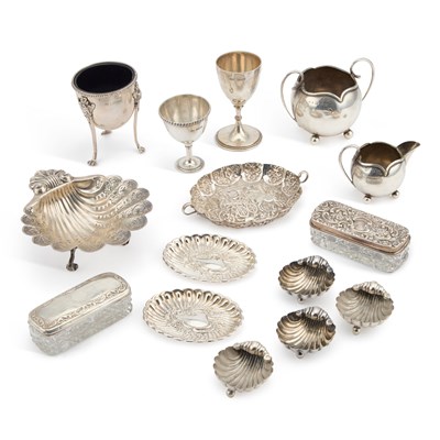 Lot 396 - A COLLECTION OF SILVER