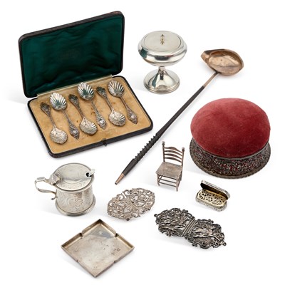 Lot 408 - A COLLECTION OF SILVER