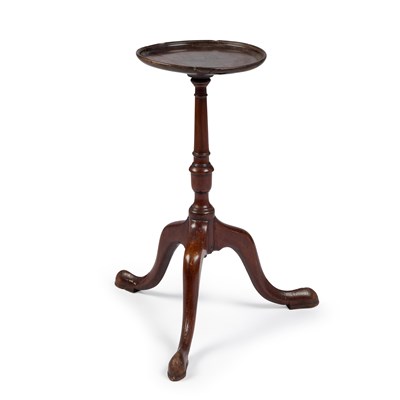 Lot 1099 - A MAHOGANY TRIPOD TABLE, 18TH CENTURY AND LATER