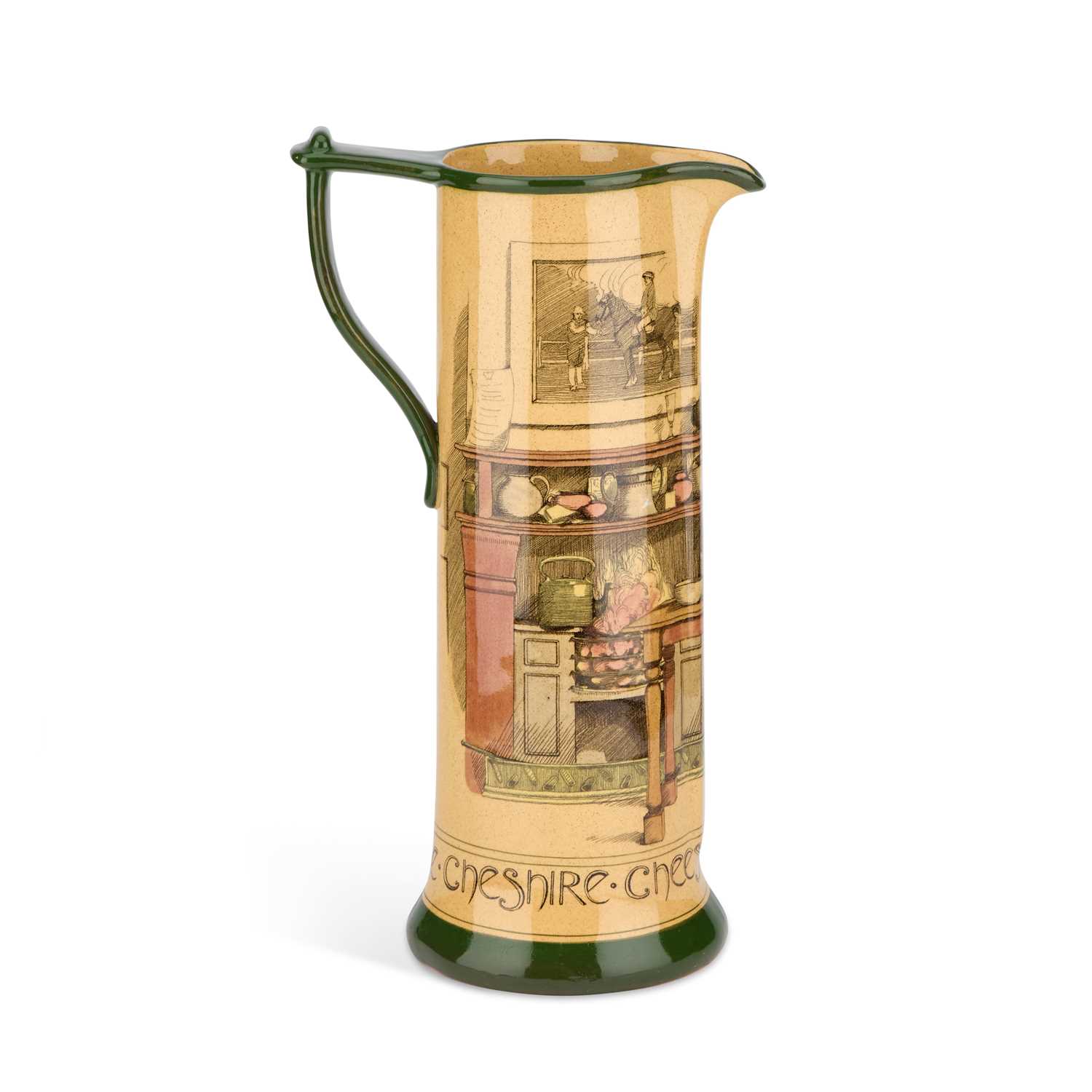 Lot 136 - A ROYAL DOULTON SERIES WARE EWER, ''DOCTOR JOHNSON AT THE CHESHIRE CHEESE'