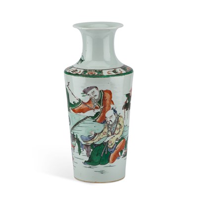 Lot 648 - A LARGE CHINESE FAMILLE VERTE VASE