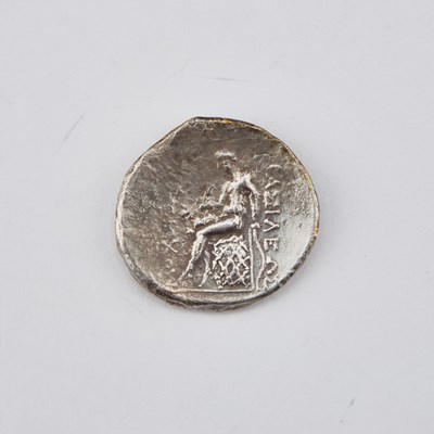 Lot 24 - ANTIOCHUS III, (KING 223-187 B.C.), A SILVER TETRADRACHM