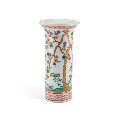 Lot 626 - AN ARITA 'KAKIEMON' VASE, SIGNED AOKI, EARLY 20TH CENTURY