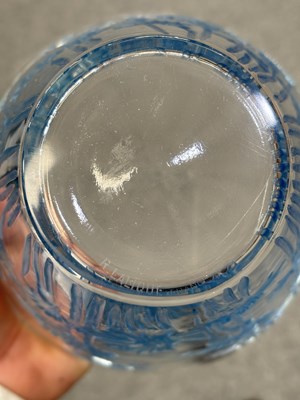 Lot 77 - RENÉ LALIQUE (FRENCH, 1860-1945), A 'BLUETS' VASE, DESIGNED 1914