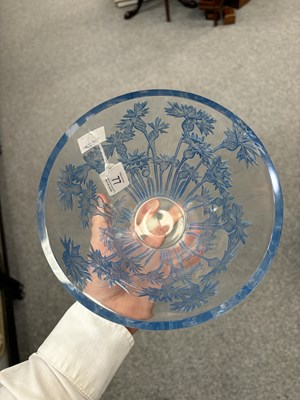 Lot 77 - RENÉ LALIQUE (FRENCH, 1860-1945), A 'BLUETS' VASE, DESIGNED 1914