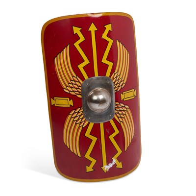 Lot 201 - A REENACTMENT ROMAN LEGIONARY SCUTUM SHIELD