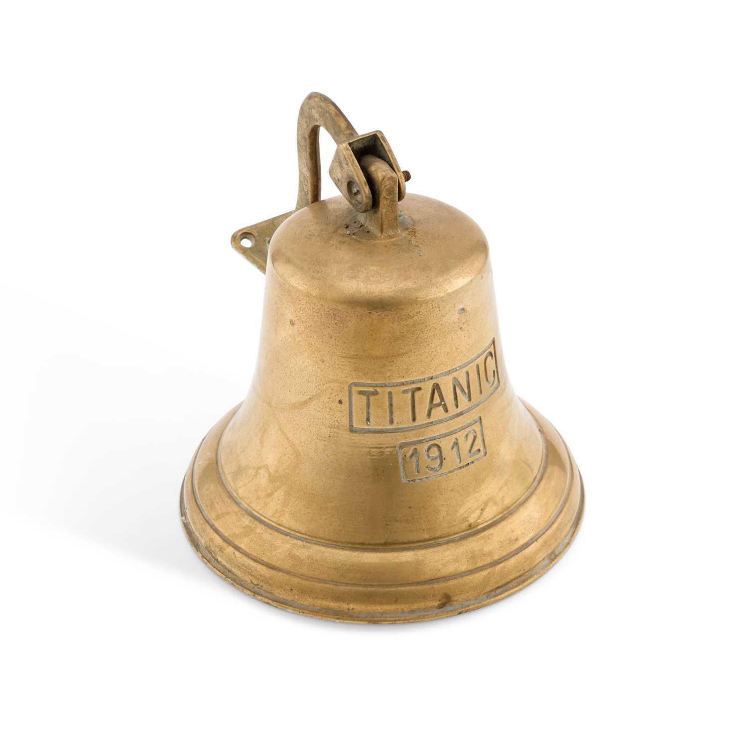 Lot 230 - A BRASS SHIP'S BELL