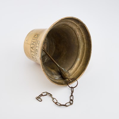 Lot 230 - A BRASS SHIP'S BELL