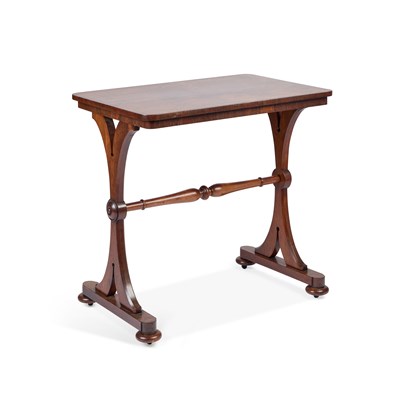 Lot 765 - A ROSEWOOD LIBRARY TABLE, SECOND QUARTER 19TH CENTURY