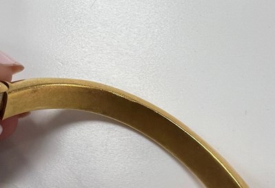 Lot 568 - A VICTORIAN SILVER-GILT BANGLE BY JOHN BROGDEN