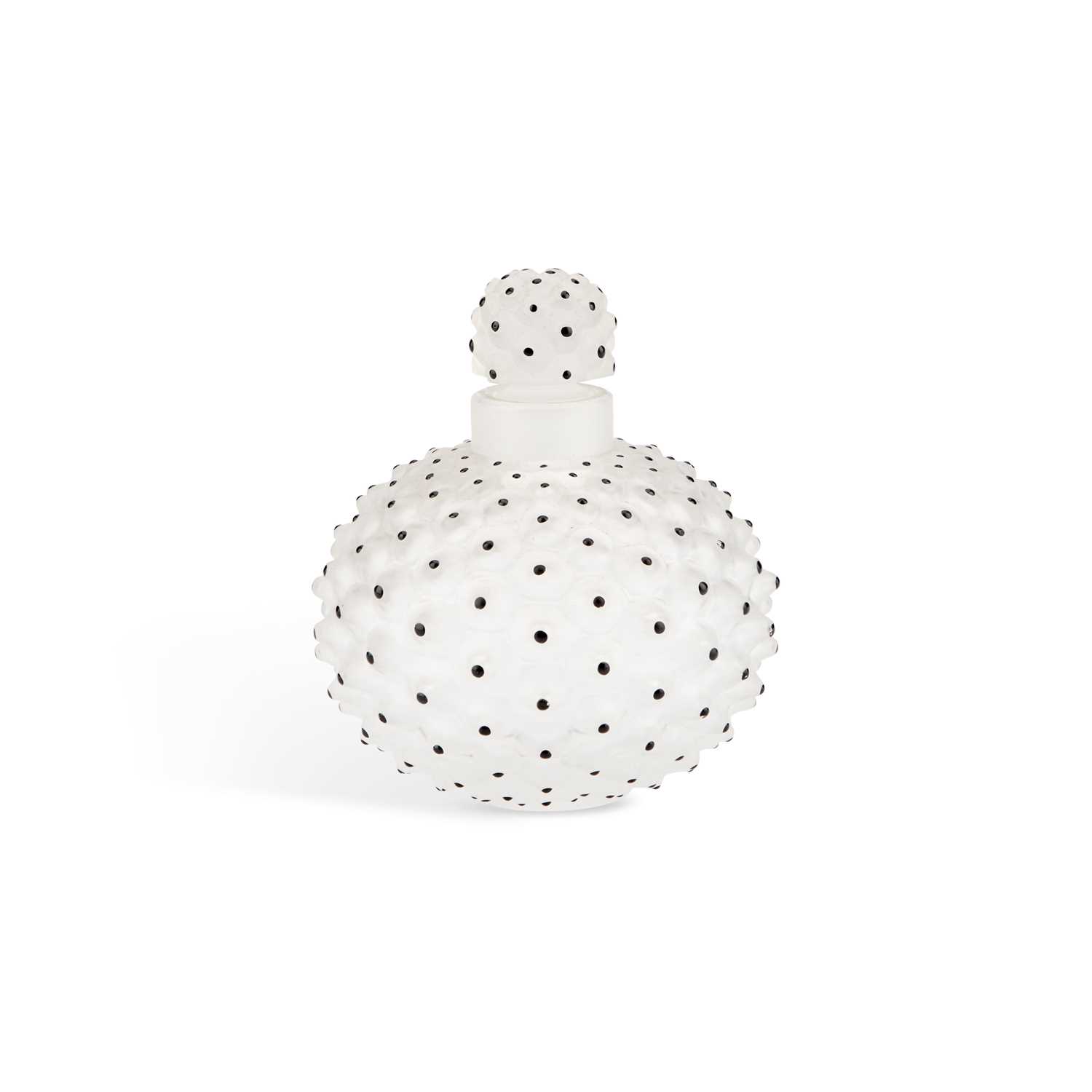 Lot 32 - LALIQUE, A 'CACTUS' SCENT BOTTLE AND STOPPER