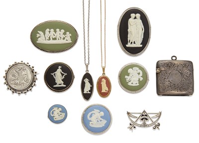 Lot 1741 - WEDGWOOD SILVER JEWELLERY AND OTHER SILVER JEWELLERY